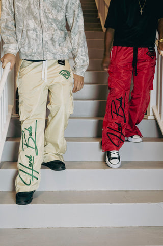Nylon Cargo Pants