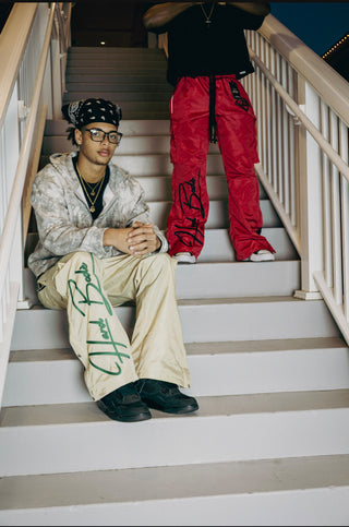 Nylon Cargo Pants